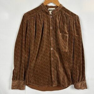 VTG Giorgio Armani Women Long Sleeve Button Up Shirt Sz S-M EU: 44 Dark Academia